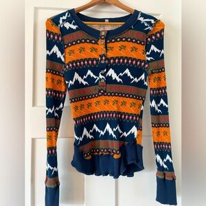 Free people Long sleep shirt